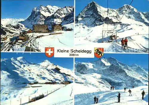 Skilift Lauberhorn Station Wetterhorn Kleine Scheidegg  Kat. Bahnen