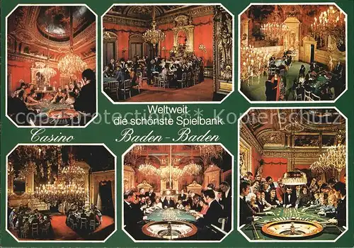 Casino Spielbank Baden Baden Roulette  Kat. Spiel