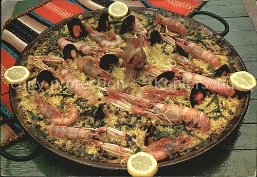 Lebensmittel Paella Valenciana Valencia Kat. Lebensmittel