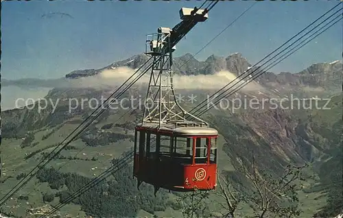 Seilbahn Gerschnialp Truebsee Engelberg  Kat. Bahnen