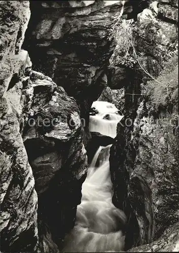 Gletscher Gletscherschlucht Rosenlaui Berner Oberland  Kat. Berge