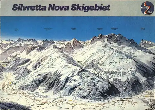 Skifahren Skigebiet Silvretta Nova Montafon Vorarlberg Skicircus Kat. Sport