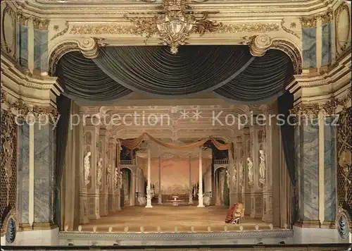 Theater Schlossgarten Buehne Schwetzingen  Kat. Theater