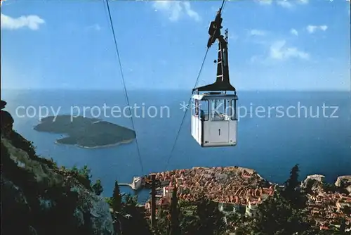 Seilbahn Dubrovnik Zicara  Kat. Bahnen