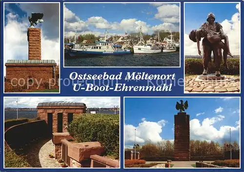 Denkmal U Boot Ehrenmal Moeltenort  Kat. Denkmaeler