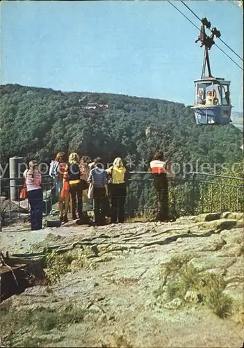 Seilbahn Hexentanzplatz Thale Harz  Kat. Bahnen