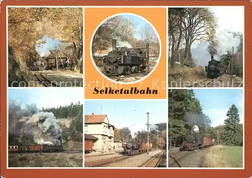 Lokomotive Selketalbahn Bahnhof Alexisbad Strassberg Gernrode Kat. Eisenbahn