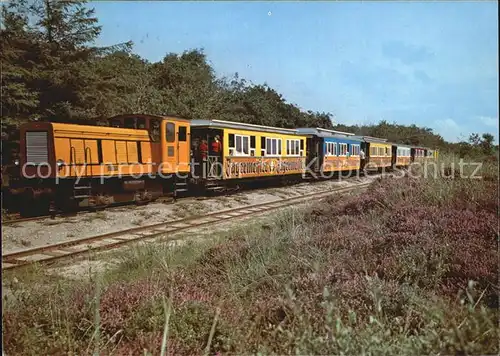 Eisenbahn Insel Borkum Inselbahn Greune Stee Kat. Eisenbahn