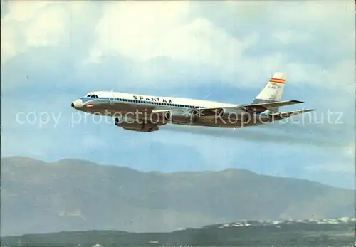 Flugzeuge Zivil Spantax Convair CV 990 A Coronado Kat. Airplanes Avions