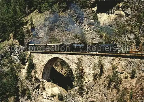 Eisenbahn Dampf Extrazug Stugl Stuls 75 Jahre Albulabahn  Kat. Eisenbahn