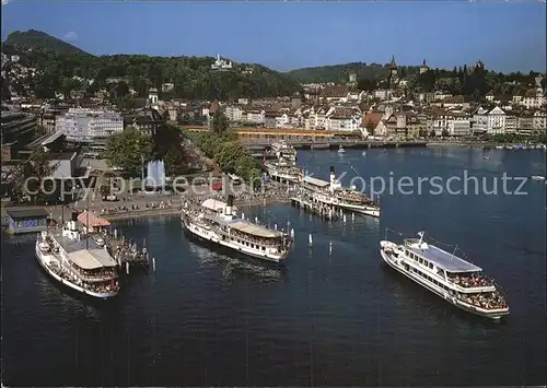 Motorschiffe Luzern Landungsbruecken  Kat. Schiffe