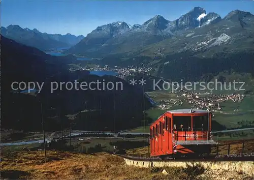 Zahnradbahn Muottas Muragl Bahn Oberengadin Kat. Bergbahn