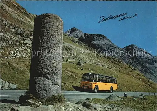 Postbus Postauto Julierpass  Kat. Post