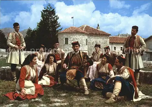 Trachten Montenegro Volkstracht Kat. Trachten