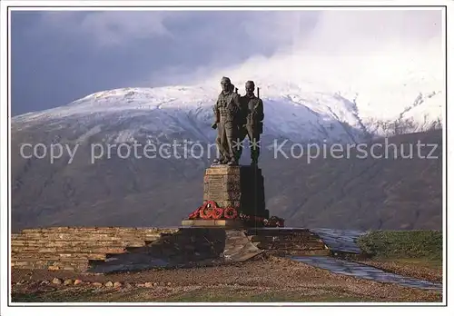 Denkmal Commando Memorial Glen Spean Inverness shire Kat. Denkmaeler