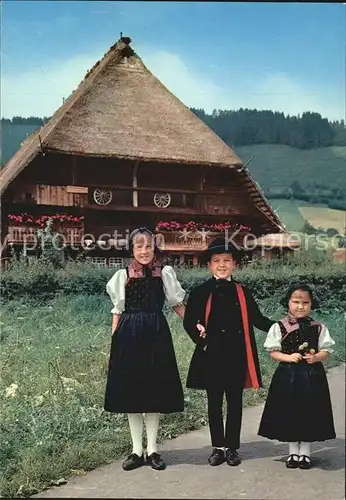 Trachten Schwarzwald Kinder Schwarzwaldhaus Kat. Trachten