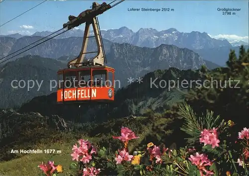 Seilbahn Hochfelln Bergen  Kat. Bahnen