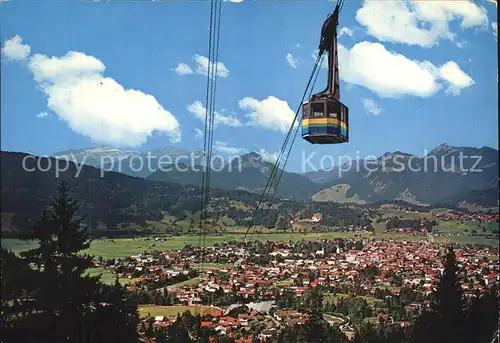 Seilbahn Neue Nebeljoen Seilbahn Oberstdorf Hoher Ifen  Kat. Bahnen