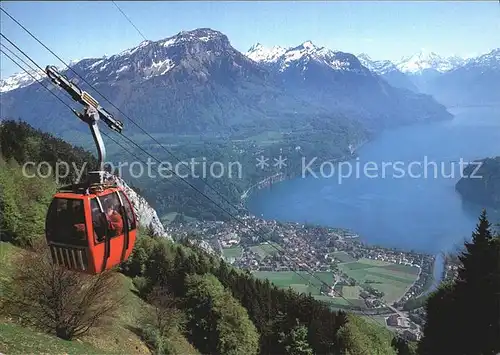 Seilbahn Brunnen Urmiberg Vierwaldstaettersee Axenstrasse  Kat. Bahnen