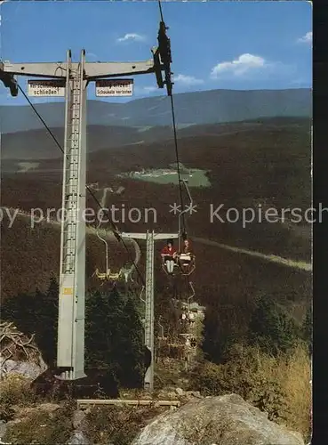 Sessellift Arber Bayerischer Wald  Kat. Bahnen