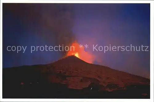 Vulkane Geysire Vulcans Geysers Etna Eruzione Kat. Natur