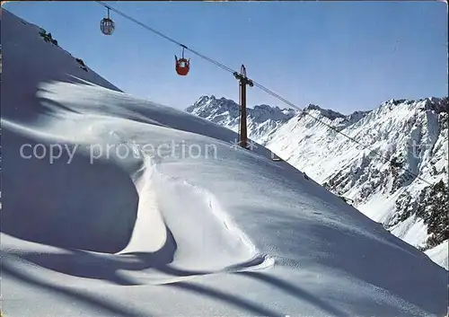 Seilbahn Silvretta Ski Arena Ischgl Paznauntal Kat. Bahnen