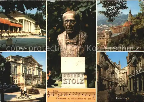 Komponist Robert Stolz Baden Baden  Kurhaus Stadttheater  Kat. Musik