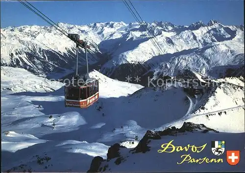 Seilbahn Davos Parsenn Weissfluhjoch  Kat. Bahnen