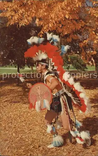 Indianer Native American Colorful Ceremonial Dance  Kat. Regionales