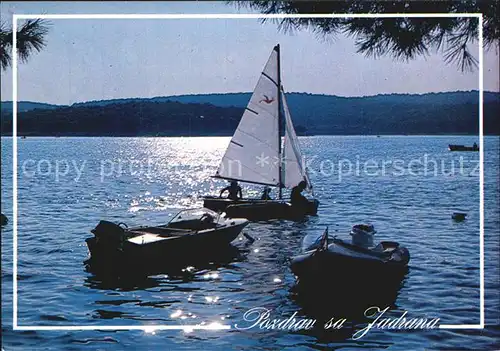 Segelboote Jadrana Kroatien Kat. Schiffe