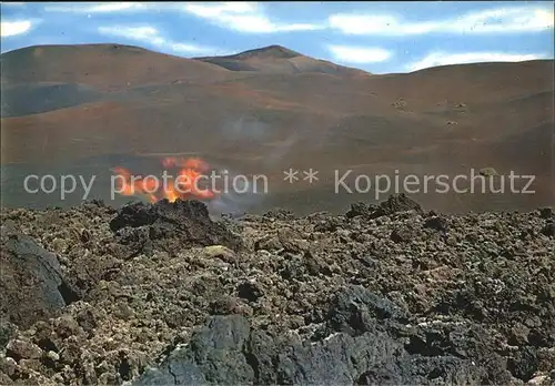 Vulkane Geysire Vulcans Geysers Lanzarote Isla de los Volcanes  Kat. Natur