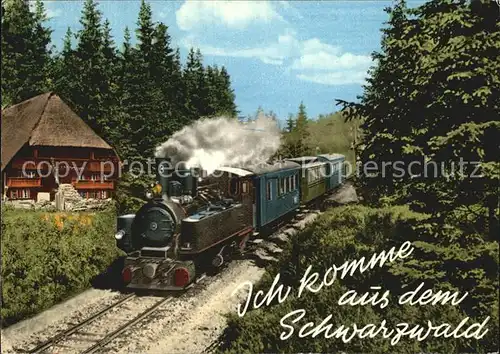 Lokomotive Schwarzwald  Kat. Eisenbahn