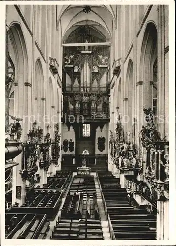 Kirchenorgel St. Marienkirche Luebeck  Kat. Musik