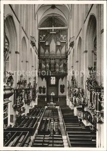 Kirchenorgel St. Marienkirche Luebeck  Kat. Musik