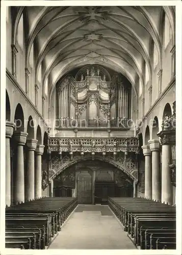 Kirchenorgel Muenster Konstanz am Bodensee  Kat. Musik