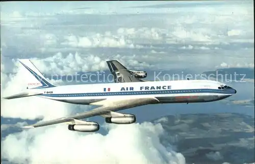 Flugzeuge Zivil Air France Boeing 707 Intercontinental  Kat. Airplanes Avions