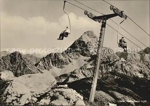 Sessellift Nebelhorn Hochvogel Oberstdorf Allgaeuer Alpen Kat. Bahnen