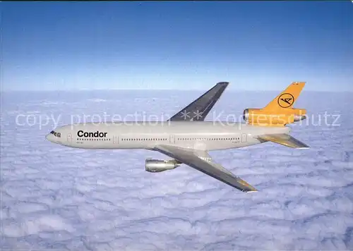 Flugzeuge Zivil Condor DC 10 30 Kat. Airplanes Avions