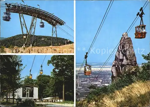 Seilbahn Thale Harz Hexentanzplatz Kat. Bahnen