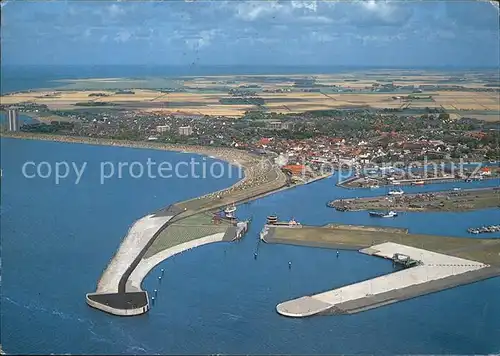 Buesum Nordseebad Fliegeraufnahme Kat. Buesum