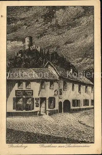 Godesberg Bad Gasthaus zur Lindenwirtin Kat. Bonn