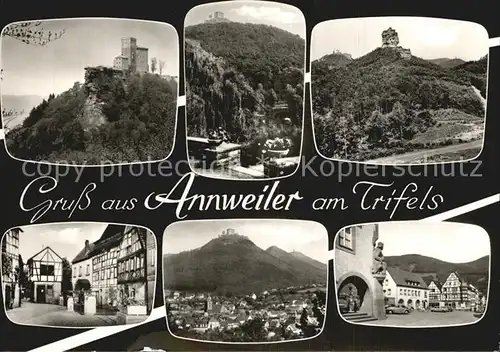 Annweiler Trifels Ruine Markt Kat. Annweiler am Trifels