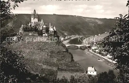 Cochem Mosel Burg Neue Bruecke Kat. Cochem