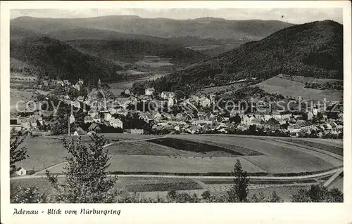 Adenau Blick vom Nuerburgring Kat. Adenau