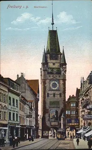 Freiburg Breisgau Martinstor Kat. Freiburg im Breisgau