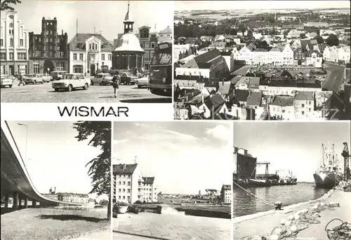 Wismar Mecklenburg Markt Hochbruecke Hafen 