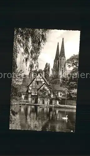 Soest Arnsberg Grosser Teich Wiesenkirche