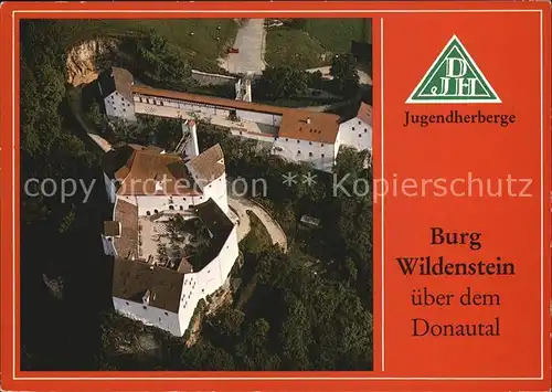 Leibertingen Burg Wildenstein Fliegeraufnahme Kat. Leibertingen