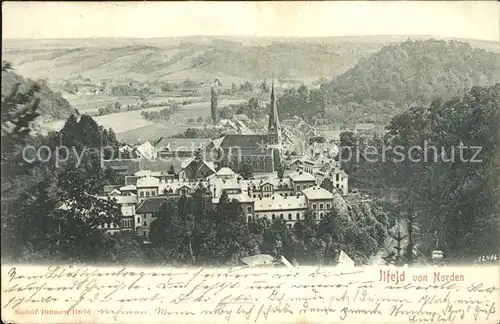 Ilfeld Suedharz Kirche Panorama Kat. Ilfeld Suedharz