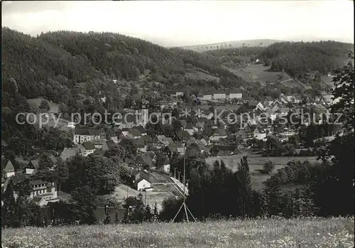 Geising Erzgebirge Teilansicht  Kat. Geising Osterzgebirge